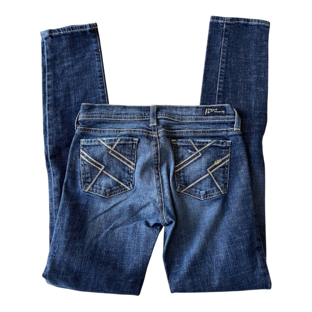 Size 25 Citizens of Humanity Jerome Dahan Skinny Leg Stretch Denim Blue Jeans - Picture 7 of 11